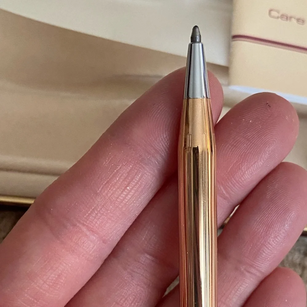 Cross Pen 1/20 14 karat gold filled engraved Style 1502